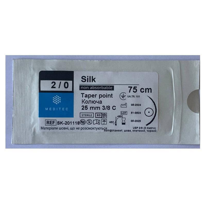 Матеріал шовний хірургічний, що не розсмоктується шовк